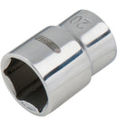 KS TOOLS 1/2' Llave de vaso hexagonal STAINLESS STEEL, 22 mm ( 964.1222 )