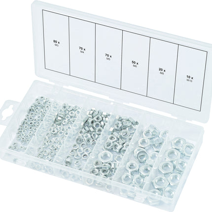 KS TOOLS Sortiment Muttern, metrisch, 300-tlg ( 970.0440 ) - Toolbrothers