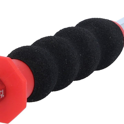 KS TOOLS Flachmeißel mit Handschutzgriff, 8-kant, 12mm ( 156.0252 ) - Toolbrothers