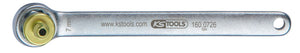KS TOOLS Bremsen-Entlüftungsschlüssel, extra kurz, 7 mm, grün ( 160.0726 )