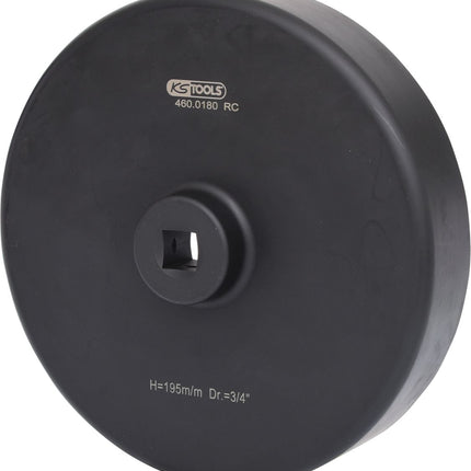 KS TOOLS 3/4" Achsmuttern-Schlüssel, 6-kant, kurz, 195mm ( 460.0180 ) - Toolbrothers