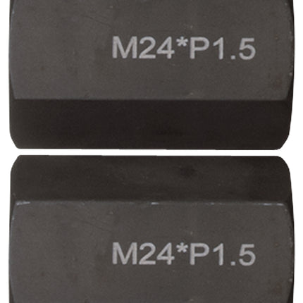 KS TOOLS Gewindeadapter-Satz M24x1,5x65mm, 2-tlg ( 460.1777 ) - Toolbrothers