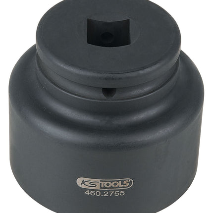 KS TOOLS Llave para tuercas de eje de 3/4', 8 cantos, corta, 70 mm ( 460.2755 )