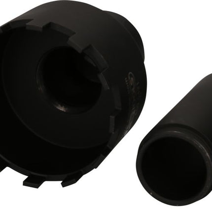 KS TOOLS Nutmuttern-Schlüssel-Satz mit 3 Führungsrohren für Mercedes, Ø 105,5 mm , 4-tlg ( 460.5420 ) - Toolbrothers