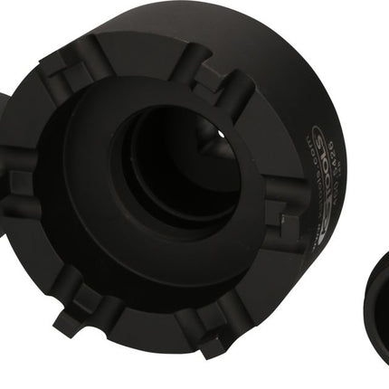 KS TOOLS Nutmuttern-Schlüssel-Satz mit 2 Führungsrohren für Mercedes, Ø 113 mm , 3-tlg ( 460.5425 ) - Toolbrothers