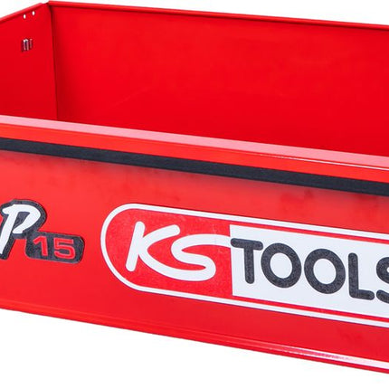 KS TOOLS Schublade mit Logo und Kugelführung zu Werkstattwagen P15, 568x398x145 mm ( 873.1008-R002P ) - Toolbrothers