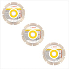 Bosch Diamant Trennscheibe 3 er Set 125 x 22,23 mm Standard for Universal ( 2608602192 ) - Toolbrothers