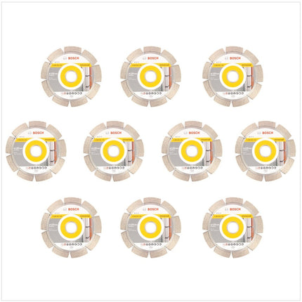 Bosch Diamant Trennscheibe 10 er Set 125 x 22,23 mm Standard for Universal ( 2608602192 ) - Toolbrothers
