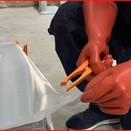 KS TOOLS Kunststoff-Klammer mit Schutzisolierung, groß, 165 mm ( 117.0161 )