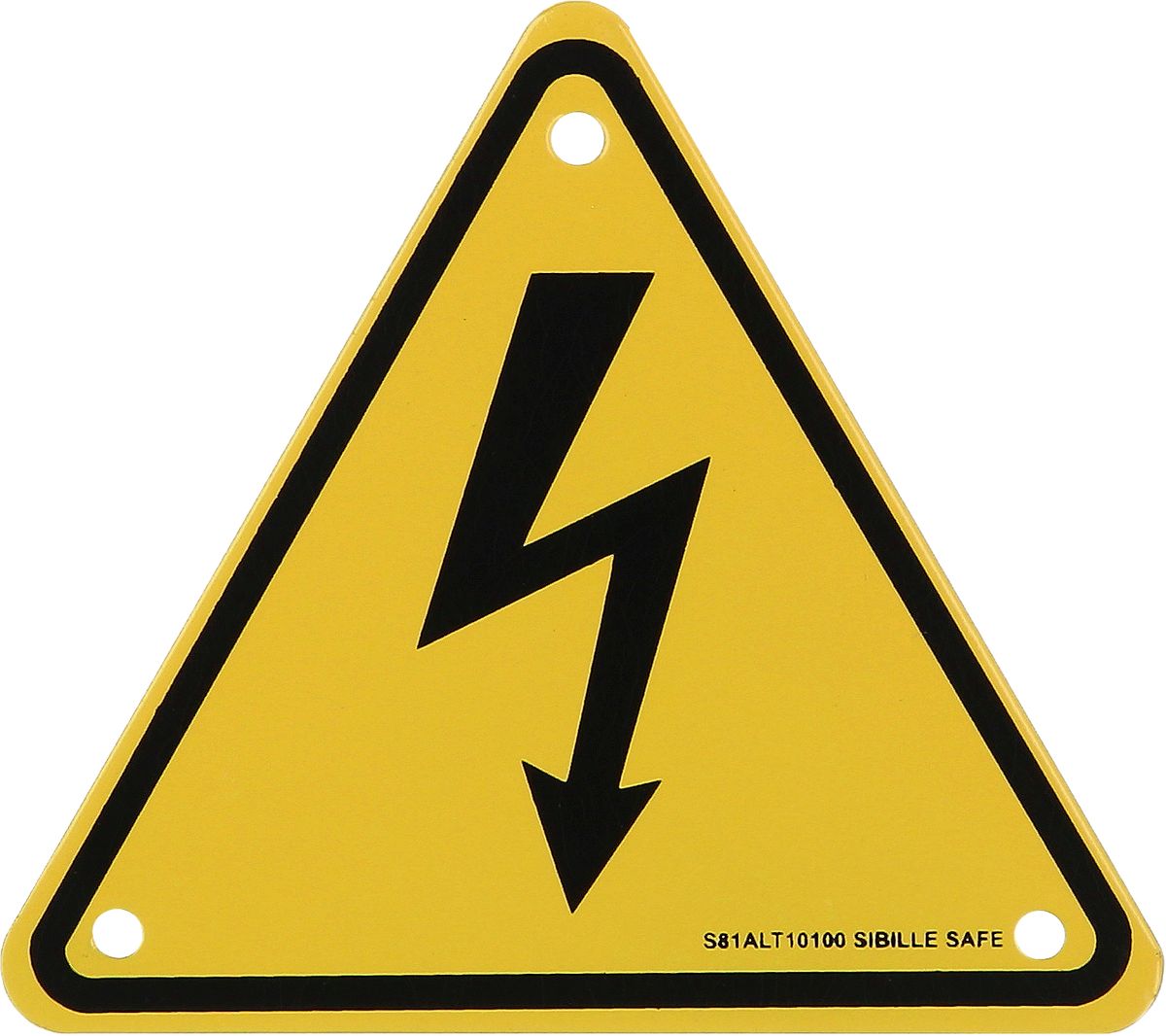 KS TOOLS Warnschild-Hybrid-Blitz, Aluminium, 100 mm ( 117.0176 )