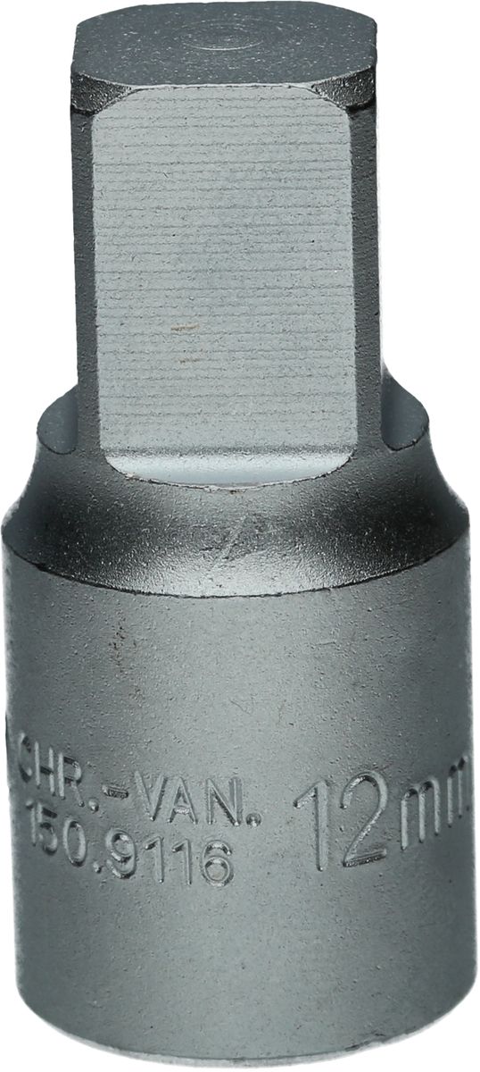 KS TOOLS 3/8" Öldienst-Bit-Stecknuss für Innenvierkant-Schrauben, 12 mm ( 150.9116 ) - Toolbrothers