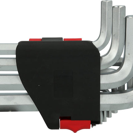 KS TOOLS Innensechskant-Winkelstiftschlüssel-Satz, im Klapphalter,14-tlg1,5-19mm ( 151.4590 )