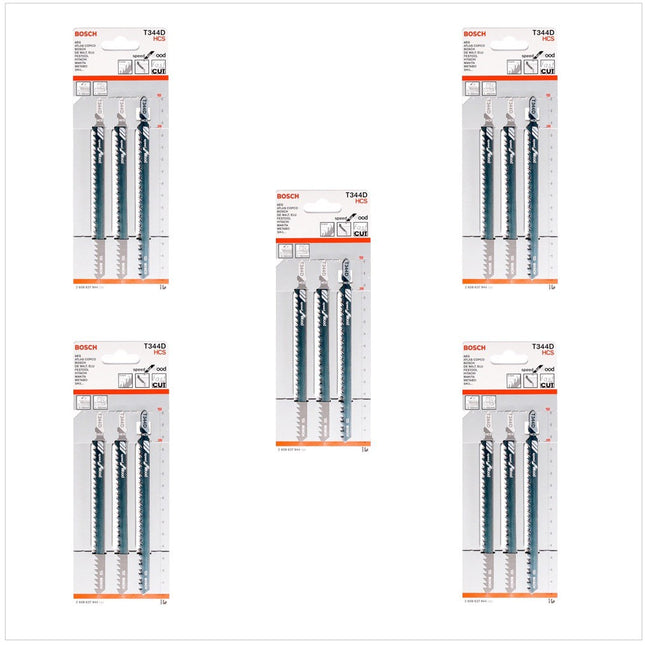 Bosch T 344 D Stichsägeblätter Special for Wood 15 Stk. 152 mm ( 2608637944 ) - Toolbrothers