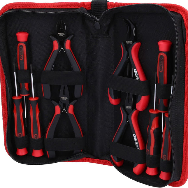 KS TOOLS Feinmechanik-Werkzeug-Satz, 10-tlg ( 500.7220 ) - Toolbrothers