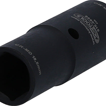 KS TOOLS Bussola per avvitatore a impulsi 2 in 1 per cerchi in lega speciali da 1/2' per Ford, 18,5 / 19,5 mm ( 515.0896 )