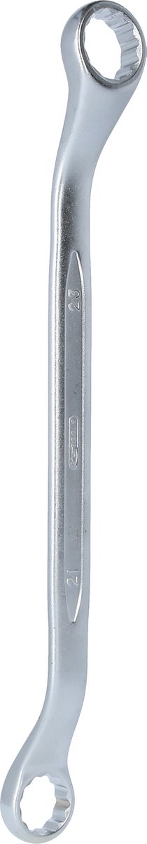 KS TOOLS Doppel-Ringschlüssel, leicht gekröpft, 21x23mm ( 517.0878 )