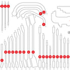 KS TOOLS Leere Schaumstoffeinlage zu 813.0068 ( 813.0068-97 ) - Toolbrothers