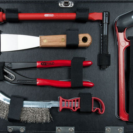KS TOOLS 1/4"+1/2" Sanitär-Werkzeugkoffer, 95-tlg ( 911.0695 ) - Toolbrothers