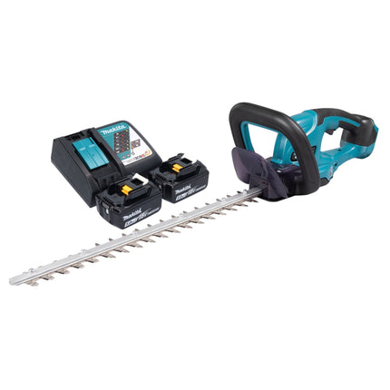Cortasetos inalámbrico Makita DUH 507 RT2 18 V 50 cm + 2x batería 5,0 Ah + cargador