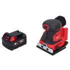 Milwaukee M18 BQSS-401 cordless orbital sander 18 V 113 x 104 mm brushless + 1x rechargeable battery 4.0 Ah - without charger