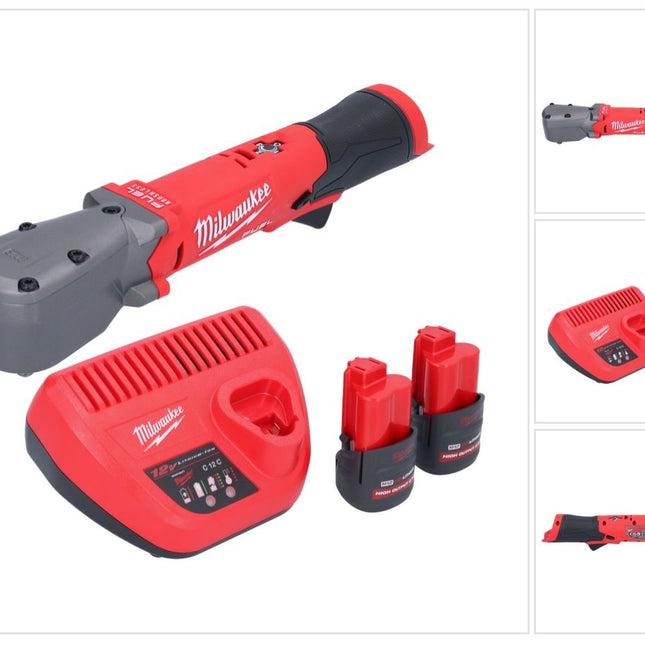 Milwaukee M12 FRAIWF38-252 cordless impact wrench 12 V 3/4" 270 Nm brushless + 2x rechargeable battery 2.5 Ah + charger