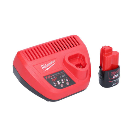 Milwaukee M12 FRAIWF38-301 akumulatorowy klucz udarowy 12 V 3/4" 270 Nm bezszczotkowy + 1x akumulator 3,0 Ah + ładowarka