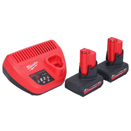 Milwaukee M12 FRAIWF38-502 cordless impact wrench 12 V 3/4" 270 Nm brushless + 2x rechargeable battery 5.0 Ah + charger