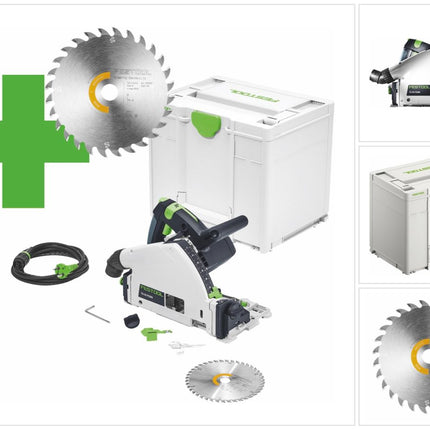 Festool TS 55 F-Plus Master Edition Scie plongeante 1200 W 160 mm ( 577843 ) + lame + Systainer