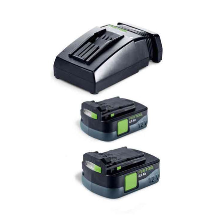 Festool CXS 12 2,5-Plus akumulatorowa wiertarko-wkrętarka 12 V 30 Nm bezszczotkowa ( 576864 ) + 2x akumulator 2,5 Ah + ładowarka + systainer