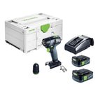 Festool TXS 12 2.5-Plus cordless drill driver 12 V 30 Nm brushless ( 576873 ) + 2x rechargeable battery 2.5 Ah + charger + systainer