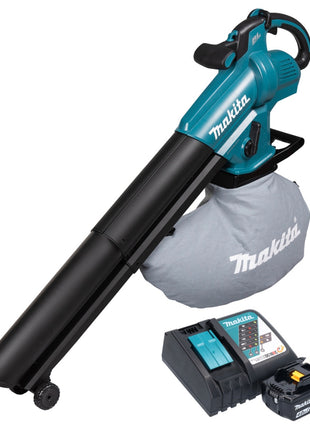 Soffiatore e aspirapolvere a batteria Makita DUB 187 RM 18 V Brushless + 1x batteria 4,0 Ah + caricabatterie