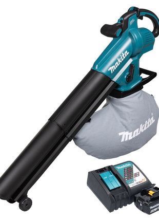 Soffiatore e aspirapolvere a batteria Makita DUB 187 RT 18 V Brushless + 1x batteria 5,0 Ah + caricabatterie