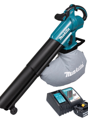 Makita DUB 187 RG Souffleur et aspirateur de feuilles sans fil 18 V Brushless + 1x batterie 6,0 Ah + chargeur