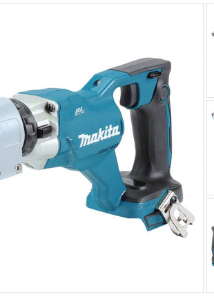 Makita DJS 200 Z Cisaille à tôle sans fil 18 V 2,0 mm Brushless Solo - sans batterie, sans chargeur