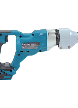 Makita DJS 200 Z Cisaille à tôle sans fil 18 V 2,0 mm Brushless Solo - sans batterie, sans chargeur