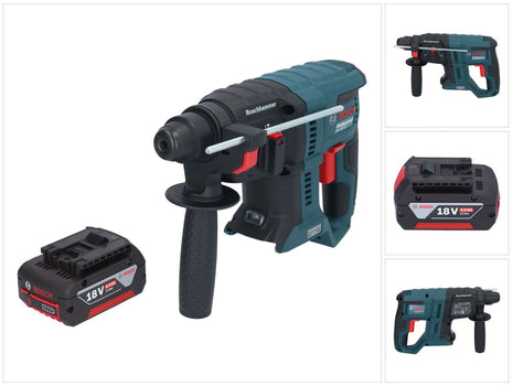 Bosch GBH 18V-21 Professional 18 V 2,0 J SDS plus Brushless trapano a percussione a batteria + 1x batteria 4,0 Ah - senza caricabatteria