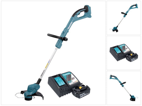 Makita DUR 193 RT1 Akku Rasentrimmer 18 V 260 mm + 1x Akku 5,0 Ah + Ladegerät