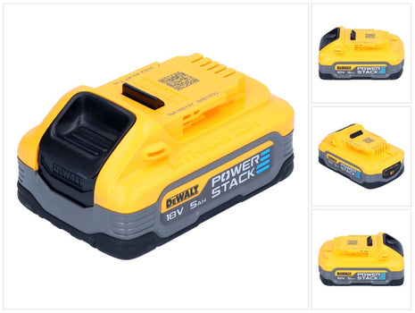 DeWalt DCBP 518 Powerstack battery 18 V 5.0 Ah / 5000 mAh XR Li-Ion - with charge level indicator