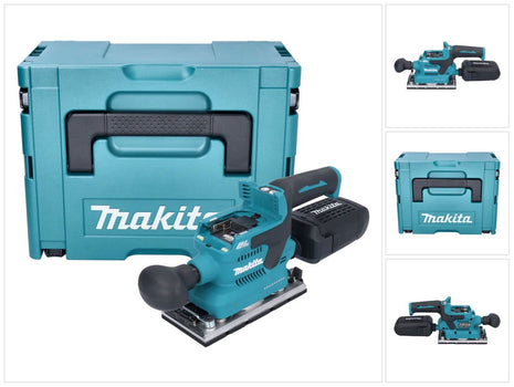 Makita DBO 382 ZJ Cordless orbital sander 18 V 93 x 185 mm Brushless + Makpac - without battery, without charger