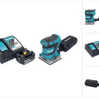 Makita DBO 484 RF1 akumulatorowa szlifierka oscylacyjna 18 V 112 x 102 mm + 1x akumulator 3,0 Ah + ładowarka