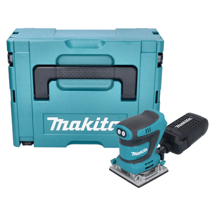 Lijadora vibratoria sin cable Makita DBO 484 ZJ 18 V 112 x 102 mm + Makpac - sin batería, sin cargador