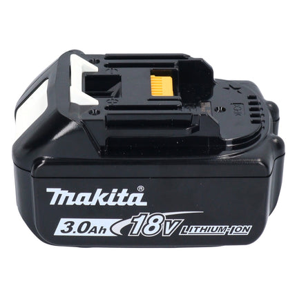 Lijadora vibratoria sin cable Makita DBO 484 F1J 18 V 112 x 102 mm + 1x batería 3,0 Ah + Makpac - sin cargador