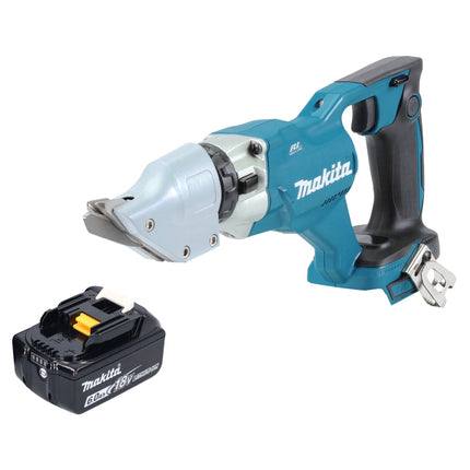 Makita DJS 200 G1 cizalla sin cable para chapa 18 V 2,0 mm sin escobillas + 1x batería recargable 6,0 Ah - sin cargador