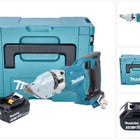 Makita DJS 200 F1J cesoie per lamiera a batteria 18 V 2,0 mm brushless + 1x batteria ricaricabile 3,0 Ah + Makpac - senza caricabatterie