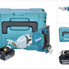 Makita DJS 200 G1J cordless sheet metal shears 18 V 2.0 mm brushless + 1x rechargeable battery 6.0 Ah + Makpac - without charger