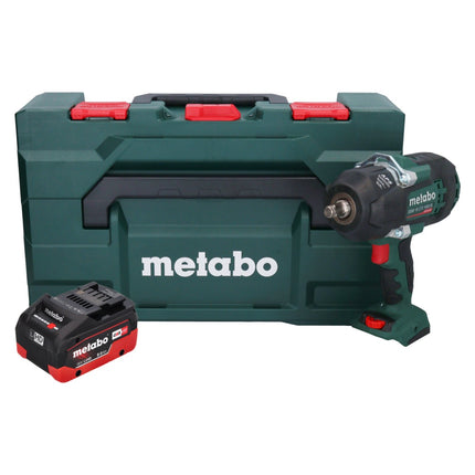 Metabo SSW 18 LTX 1450 BL cordless impact wrench 18 V 1450 Nm brushless + 1x rechargeable battery 8.0 Ah + metaBOX - without charger