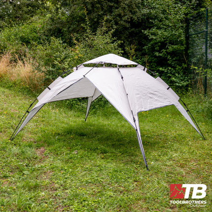 Toolbrothers Outdoor Camping Tent for 2-4 persons Dome Tent Hydraulic Tent Pop-Up Tent Waterproof, 2000-3000 mm water column