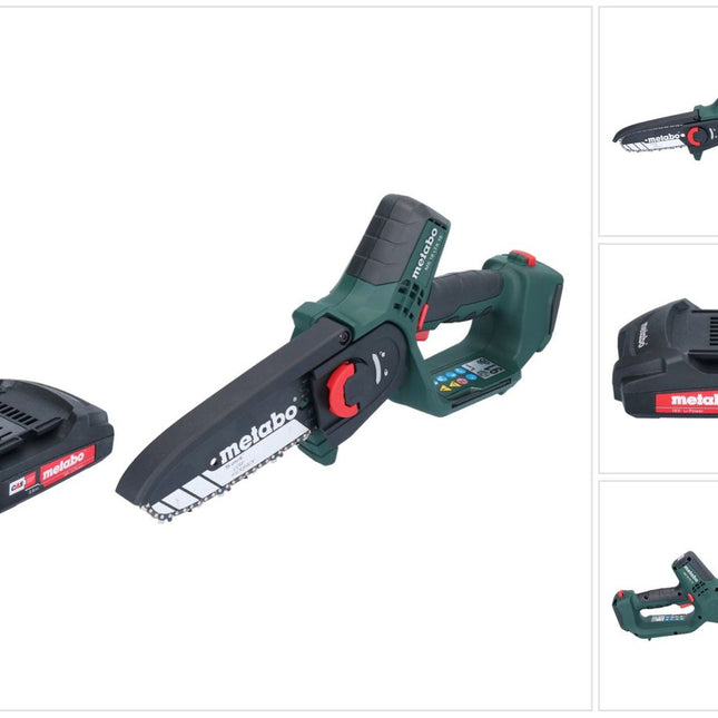 Metabo MS 18 LTX 15 Motosega a batteria 18 V 15 cm 5 m/s + 1x batteria 2,0 Ah - senza caricabatterie
