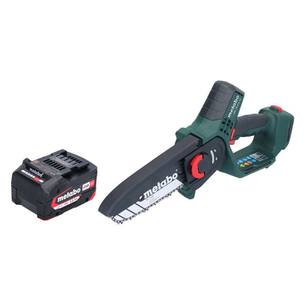 Metabo MS 18 LTX 15 cordless pruning saw 18 V 15 cm 5 m/s + 1x rechargeable battery 4.0 Ah - without charger