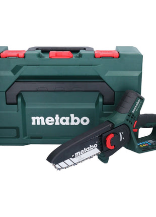 Metabo MS 18 LTX 15 Trononneuse sans fil 18 V 15 cm 15 cm 5 m/s + metaBOX ( 600856840 ) - sans batterie, sans chargeur de batterie